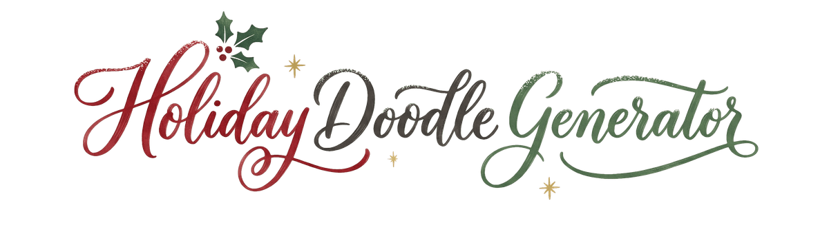 Holiday Logo Doodle Generator